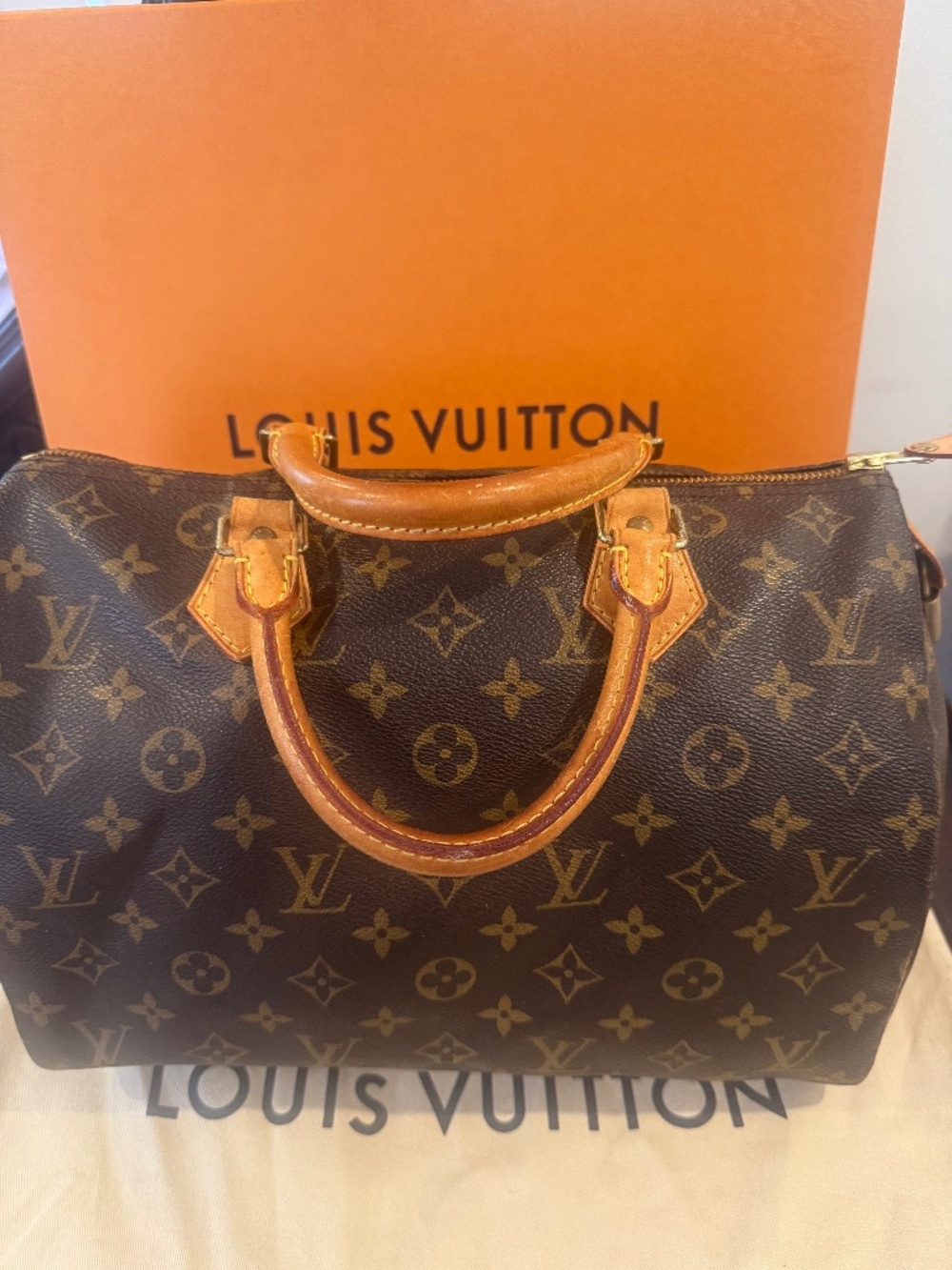 Authentic Louis Vuitton Monogram Speedy 30